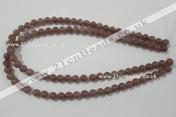 CAJ453 15.5 inches 8mm round purple aventurine beads wholesale