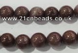 CAJ454 15.5 inches 10mm round purple aventurine beads wholesale