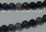 CAJ502 15.5 inches 8mm round blue aventurine beads wholesale