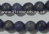 CAJ504 15.5 inches 12mm round blue aventurine beads wholesale