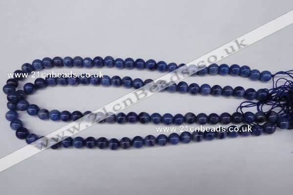 CAJ552 15.5 inches 8mm round blue aventurine beads wholesale