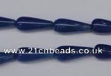 CAJ573 15.5 inches 7*18mm teardrop blue aventurine beads wholesale