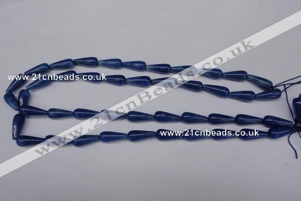 CAJ573 15.5 inches 7*18mm teardrop blue aventurine beads wholesale