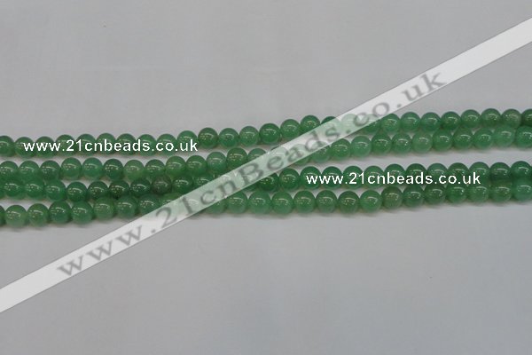 CAJ602 15.5 inches 8mm round A grade green aventurine beads