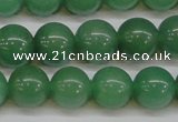 CAJ604 15.5 inches 12mm round A grade green aventurine beads