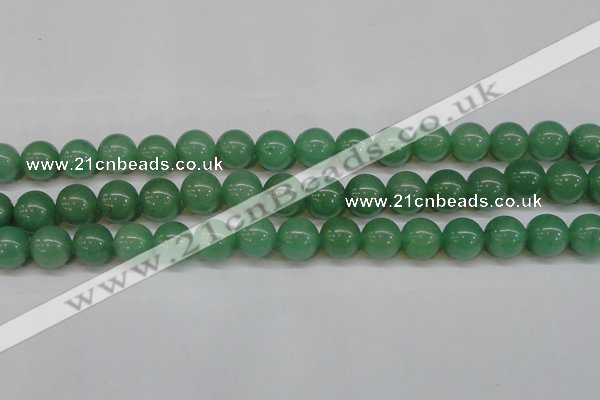 CAJ605 15.5 inches 14mm round A grade green aventurine beads