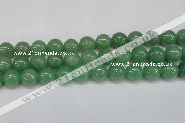 CAJ608 15.5 inches 20mm round A grade green aventurine beads