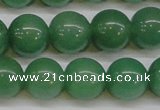 CAJ615 15.5 inches 14mm round AA grade green aventurine beads