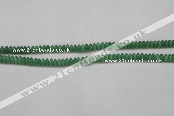 CAJ629 15.5 inches 4*8mm rondelle green aventurine beads