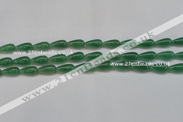 CAJ634 15.5 inches 10*20mm teardrop green aventurine beads