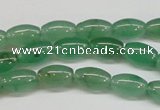 CAJ642 15.5 inches 6*9mm rice green aventurine beads