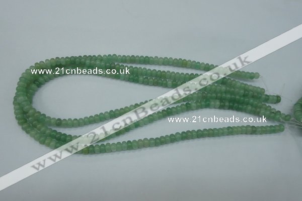 CAJ65 15.5 inches 4*6mm rondelle green aventurine beads wholesale