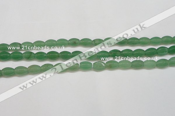 CAJ652 15.5 inches 8*12mm hexahedron green aventurine beads