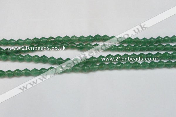 CAJ655 15.5 inches 8*8mm bicone green aventurine beads