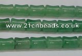 CAJ658 15.5 inches 8*10mm bone green aventurine beads