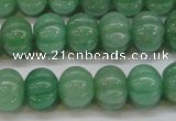 CAJ672 15.5 inches 10*13mm pumpkin green aventurine beads