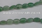 CAJ676 15.5 inches 5*8mm oval green aventurine beads