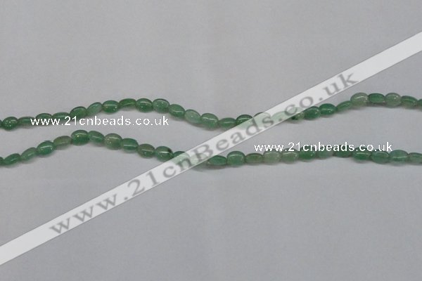 CAJ676 15.5 inches 5*8mm oval green aventurine beads