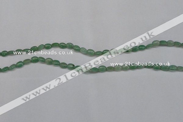 CAJ676 15.5 inches 5*8mm oval green aventurine beads