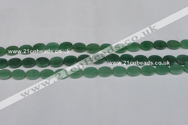 CAJ678 15.5 inches 10*14mm oval green aventurine beads