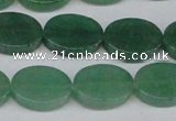 CAJ680 15.5 inches 13*18mm oval green aventurine beads
