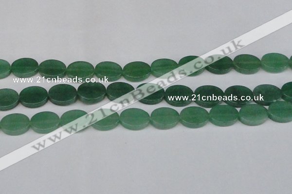 CAJ681 15.5 inches 15*20mm oval green aventurine beads