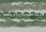 CAJ683 15.5 inches 8*8mm heart green aventurine beads