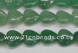 CAJ685 15.5 inches 12*12mm heart green aventurine beads