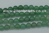 CAJ71 15.5 inches 6mm round green aventurine beads wholesale