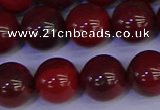 CAJ754 15.5 inches 12mm round apple jasper beads wholesale