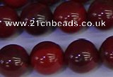 CAJ755 15.5 inches 14mm round apple jasper beads wholesale