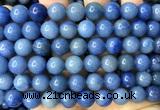 CAJ889 15 inches 10mm round blue aventurine jade beads wholesale
