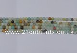 CAM01 4mm round mixed color natural amazonite beads Wholesale