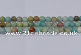 CAM04 10mm  round mixed color natural amazonite beads Wholesale