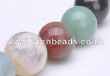 CAM08 15.5 inches round different sizes natural amazonite beads