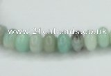 CAM100 15.5 inches 6*10mm rondelle amazonite gemstone beads