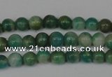 CAM1000 15.5 inches 4mm round natural Russian amazonite beads