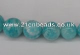 CAM1051 15.5 inches 6mm - 14mm round peru amazonite beads