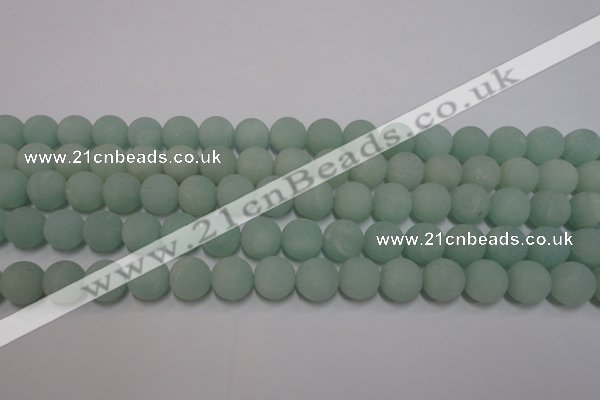 CAM1111 15.5 inches 6mm round matte amazonite beads wholesale