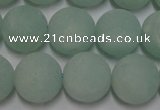 CAM1113 15.5 inches 10mm round matte amazonite beads wholesale