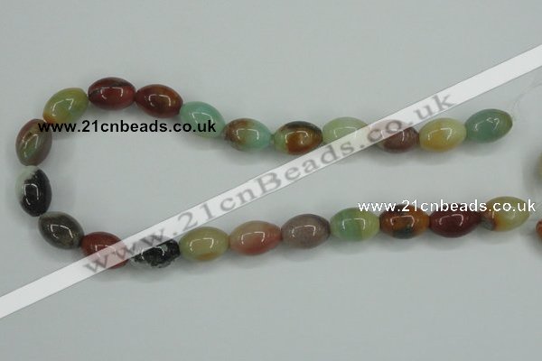 CAM112 15.5 inches 13*18mm rice amazonite gemstone beads wholesale