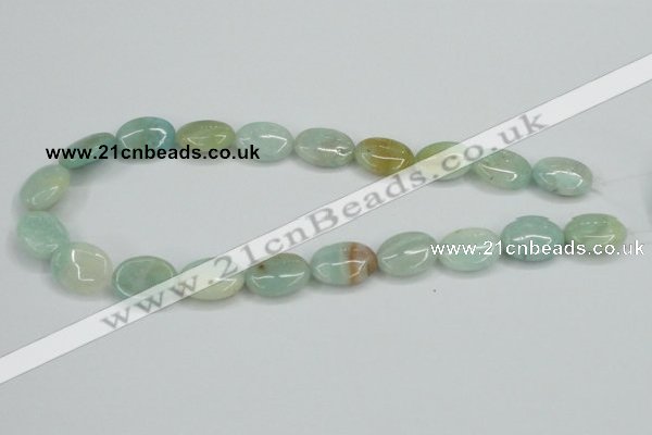 CAM119 15.5 inches 15*20mm oval amazonite gemstone beads wholesale