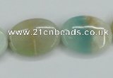 CAM120 15.5 inches 18*25mm oval amazonite gemstone beads wholesale