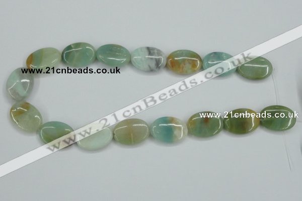 CAM120 15.5 inches 18*25mm oval amazonite gemstone beads wholesale