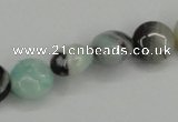 CAM121 15.5 inches 12mm flat round amazonite gemstone beads