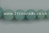 CAM125 15.5 inches multi-size round amazonite gemstone beads