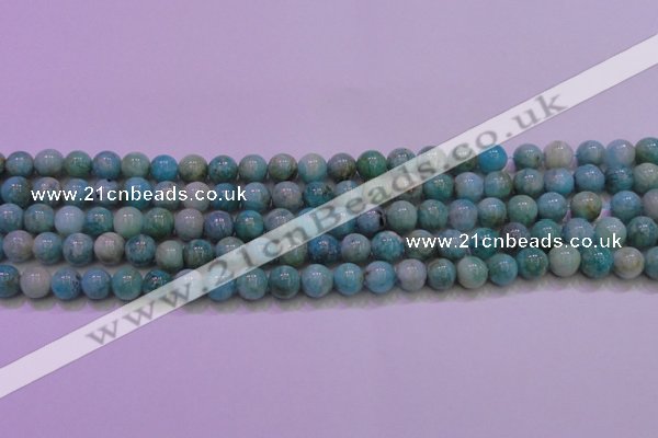 CAM1252 15.5 inches 8mm round natural Russian amazonite beads