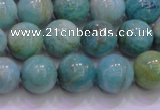 CAM1254 15.5 inches 12mm round natural Russian amazonite beads