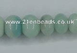 CAM126 15.5 inches multi-size rondelle amazonite gemstone beads