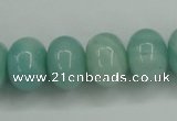 CAM127 15.5 inches 12*16mm rondelle amazonite gemstone beads